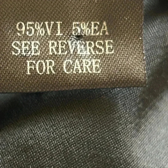 Laila Azhar Black Cocktail Evening Dress With Liner Chrome Side Zip Women Size 4 - Picture 9 of 10